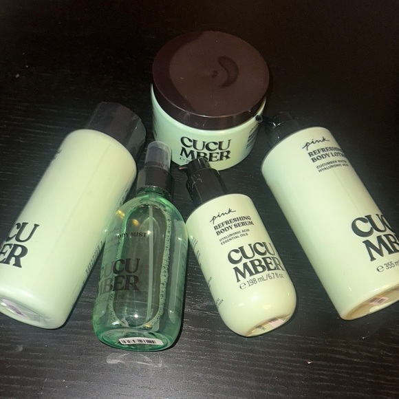Other - Victoria Secret Pink Cucumber Body Care Set of 5